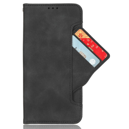For Infinix Smart 7 HD X6516 Skin Feel Calf Texture Card Slots Leather Phone Case(Black) - Infinix Cases by buy2fix | Online Shopping UK | buy2fix