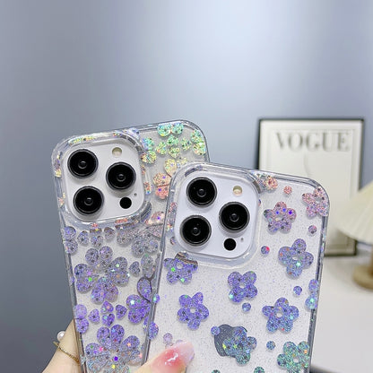 For iPhone 13 Little Star Series Glitter Powder TPU Phone Case(Little Rabbit) - iPhone 13 Cases by buy2fix | Online Shopping UK | buy2fix