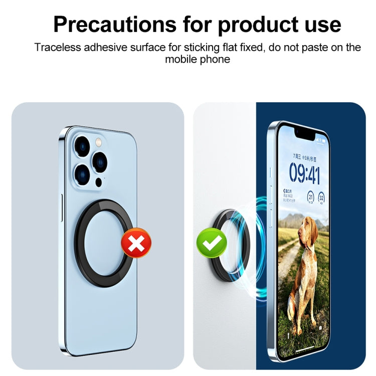 Universal Magic Wall Sticker Pad Phone Holder(Purple) - Hand-Sticking Bracket by buy2fix | Online Shopping UK | buy2fix