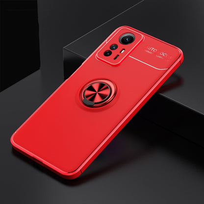 For Xiaomi Redmi Note 12S Metal Ring Holder TPU Phone Case(Red) - Xiaomi Cases by buy2fix | Online Shopping UK | buy2fix