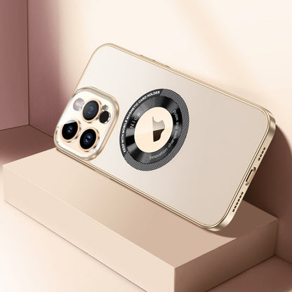 For iPhone 13 Pro Max CD Texture MagSafe Magnetic Phone Case(Champagne Gold) - iPhone 13 Pro Max Cases by buy2fix | Online Shopping UK | buy2fix