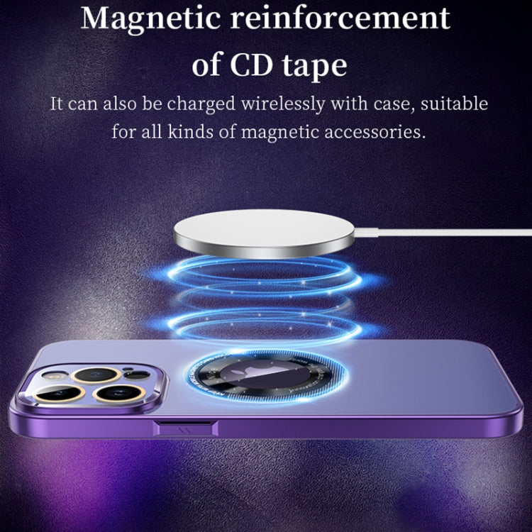 For iPhone 13 Pro Max CD Texture MagSafe Magnetic Phone Case(Sierra Blue) - iPhone 13 Pro Max Cases by buy2fix | Online Shopping UK | buy2fix