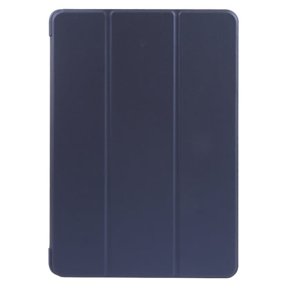 For Huawei MatePad Air 11.5 GEBEI 3-folding Holder Shockproof Flip Leather Tablet Case(Dark Blue) - Huawei by GEBEI | Online Shopping UK | buy2fix