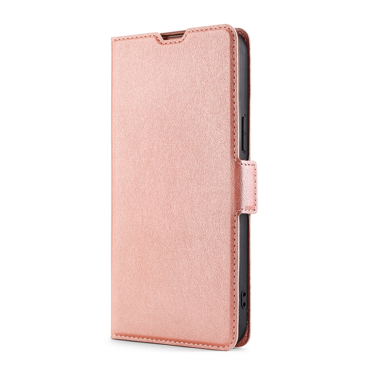 For Infinix Smart 7 HD Ultra-thin Voltage Side Buckle Horizontal Flip Leather Phone Case(Rose Gold) - Infinix Cases by buy2fix | Online Shopping UK | buy2fix