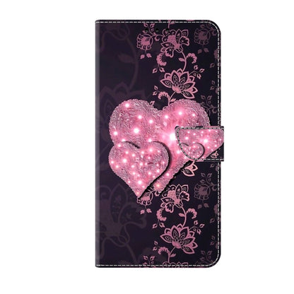 For Xiaomi Redmi Note 10 5G Crystal 3D Shockproof Protective Leather Phone Case(Lace Love) - Xiaomi Cases by buy2fix | Online Shopping UK | buy2fix