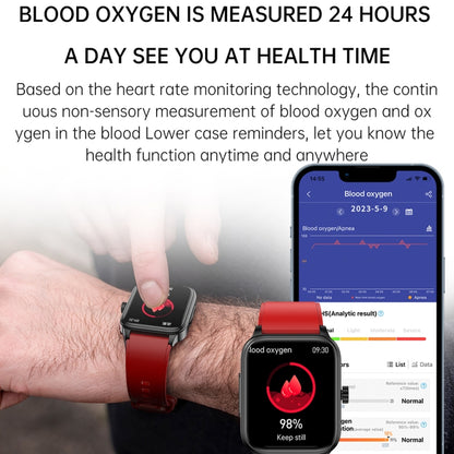 ET540 1.91 inch IP67 Waterproof Silicone Band Smart Watch, Support ECG / Non-invasive Blood Glucose Measurement(Blue) - Smart Watches by buy2fix | Online Shopping UK | buy2fix