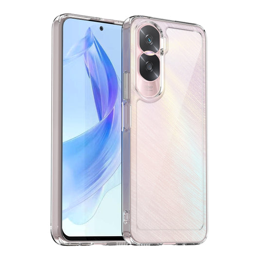 For Honor 90 Lite Colorful Series Acrylic + TPU Phone Case(Transparent) - Honor Cases by buy2fix | Online Shopping UK | buy2fix