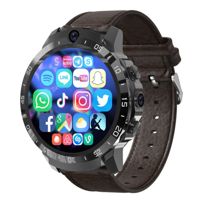 MT27 4G+64G 1.6 inch IP67 Waterproof 4G Android 8.1 Smart Watch Support Heart Rate / GPS, Type:Leather Band - Android Watch by buy2fix | Online Shopping UK | buy2fix