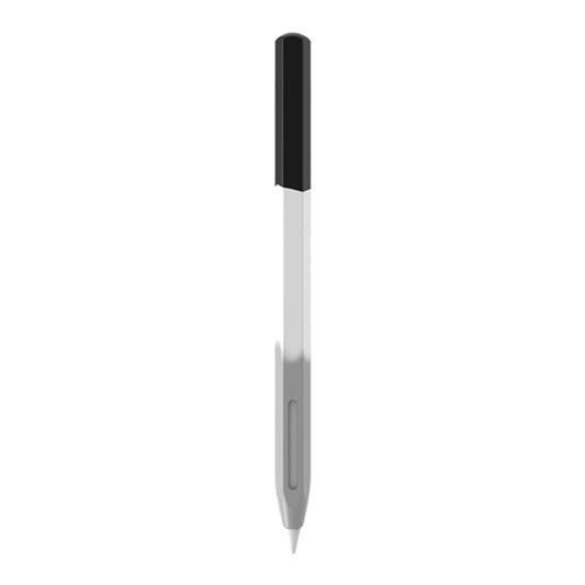 For Apple Pencil 2 LOVE MEI Rainbow Liquid Silicone Protective Pen Case(Black) - Pencil Accessories by LOVE MEI | Online Shopping UK | buy2fix