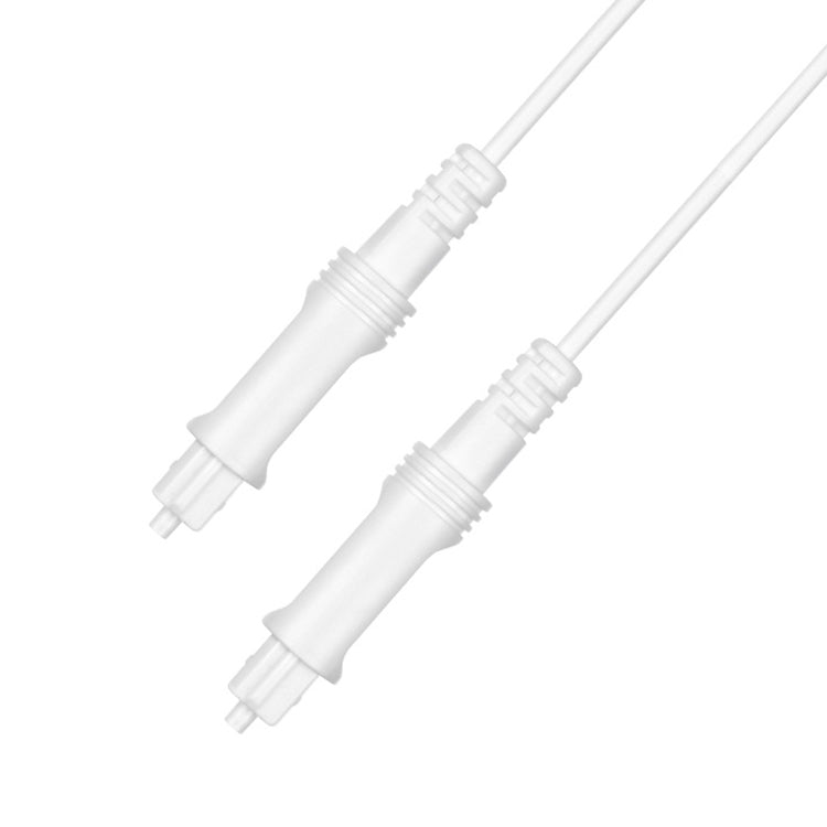 5m EMK OD2.2mm Digital Audio Optical Fiber Cable Plastic Speaker Balance Cable(White) - Audio Optical Cables by EMK | Online Shopping UK | buy2fix