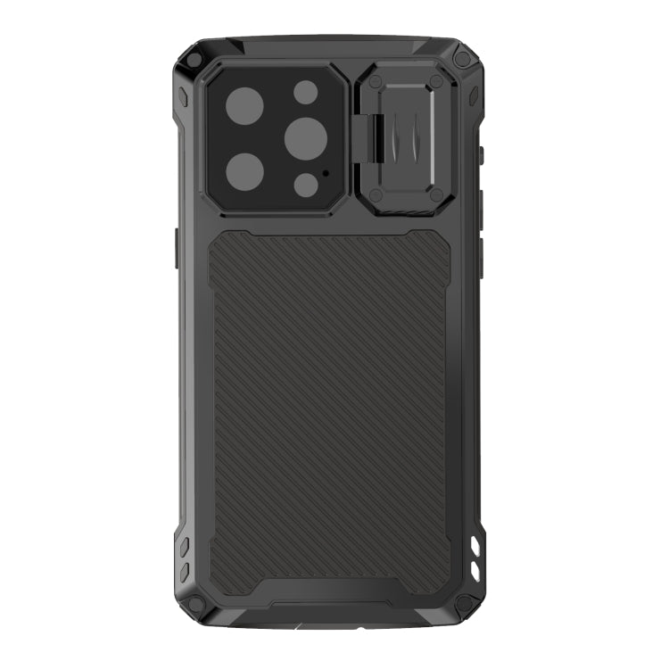 For iPhone 14 Pro Max LK Shockproof Life Waterproof Dustproof Metal Phone Case(Black) - iPhone 14 Pro Max Cases by buy2fix | Online Shopping UK | buy2fix