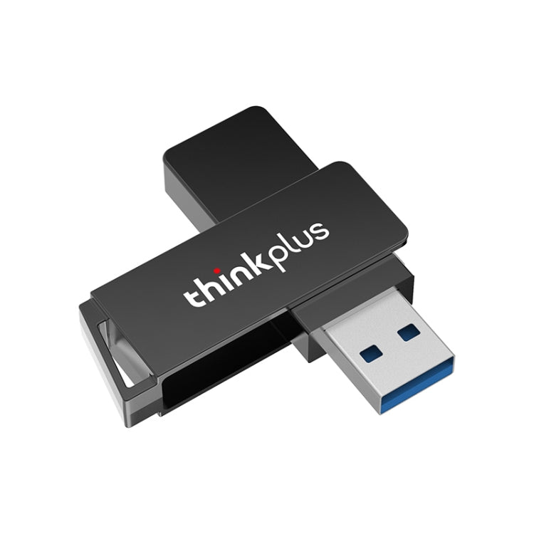 Lenovo Thinkplus USB 3.0 Rotating Flash Drive, Memory:128GB(Black) - USB Flash Drives by Lenovo | Online Shopping UK | buy2fix