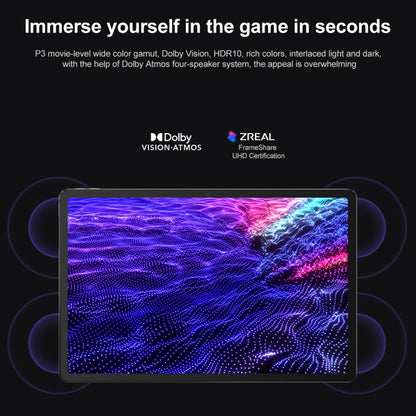 Lenovo Pad Pro 12.7 inch WiFi Tablet, 8GB+256GB, Android 13, Qualcomm Snapdragon 870 Octa Core, Support Face Identification(Dark Grey) - Lenovo by Lenovo | Online Shopping UK | buy2fix