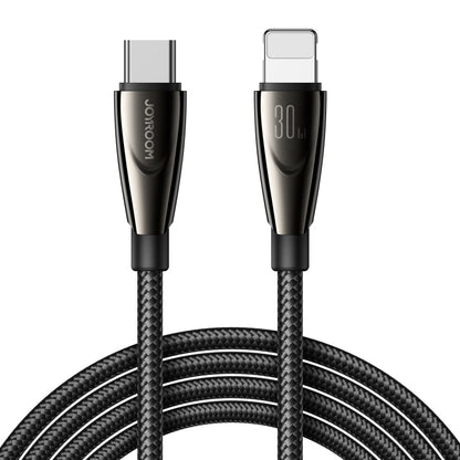 JOYROOM SA31-CL3 30W USB-C/Type-C to 8 Pin Fast Charge Data Cable, Length: 1.2m(Black) - 2 in 1 Cable by JOYROOM | Online Shopping UK | buy2fix