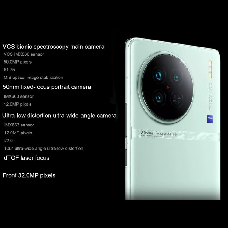 vivo X90s 5G,Triple Back Cameras, 12GB+512GB, Face ID Screen Fingerprint Identification, 6.78 inch Android 13.0 OriginOS 3 Dimensity 9200+ Octa Core, NFC, OTG, Network: 5G, Support Google Play(Black) - vivo by vivo | Online Shopping UK | buy2fix