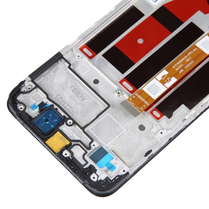 For OPPO A77 4G OEM LCD Screen Digitizer Full Assembly with Frame - LCD Screen by buy2fix | Online Shopping UK | buy2fix