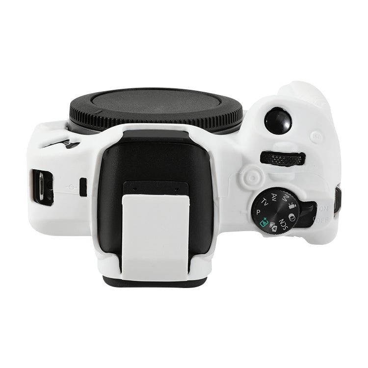 For Canon EOS R50 Soft Silicone Protective Case(White) - Protective Case by buy2fix | Online Shopping UK | buy2fix