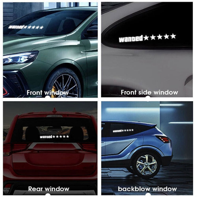 EL Luminous Car Stickers Cold Light Car Stickers Car Luminous Pattern Decoration(BYE BYE) - Decorative Sticker by buy2fix | Online Shopping UK | buy2fix