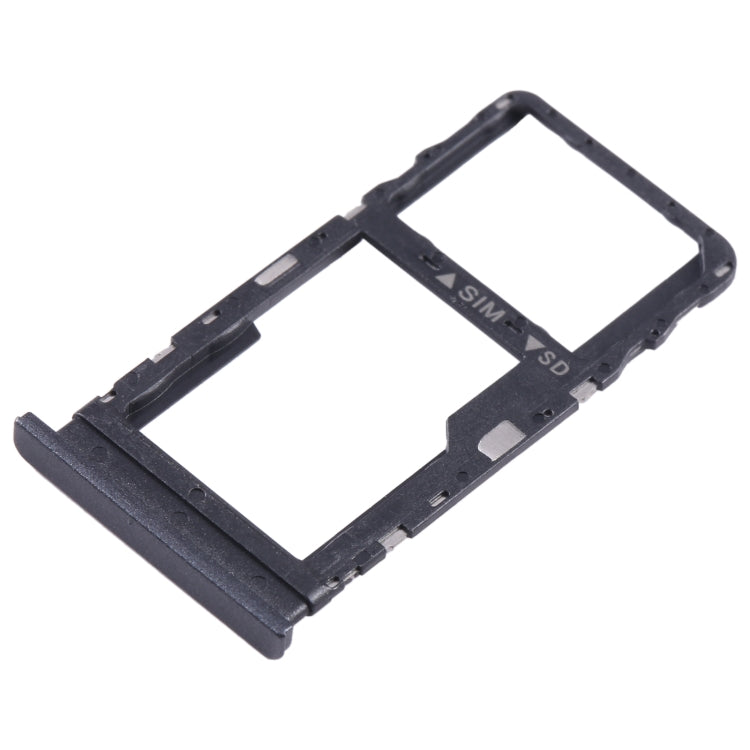 For TCL 40 XE Original SIM + Micro SD Card Tray(Black) - For TCL by buy2fix | Online Shopping UK | buy2fix