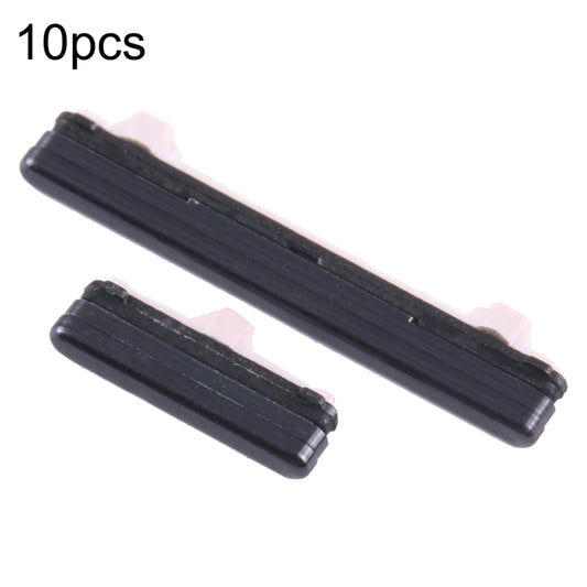 For Samsung Galaxy S10 Lite SM-G770 10pcs Power Button + Volume Control Button(Black) - Home key & Side Key by buy2fix | Online Shopping UK | buy2fix