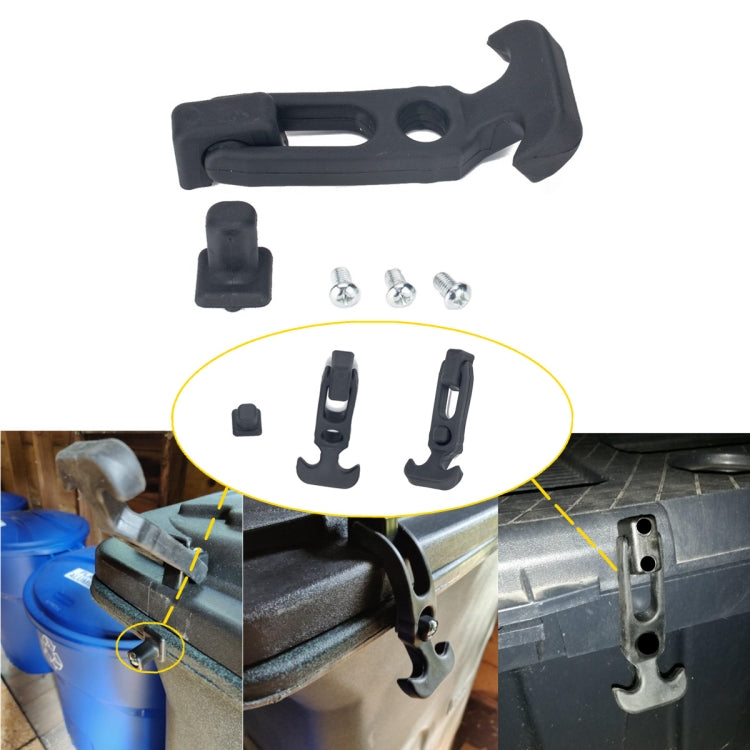 Rubber T Handle Toolbox Lock for Cooler / Golf cart / Off-road Vehicle - In Car by buy2fix | Online Shopping UK | buy2fix