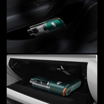 KBN-010 10000Pa Powerful Car Cordless Vacuum Cleaner Handheld Cleaning Tool, Spec:Premium Version(Dark Green) - Vacuum Cleaner by buy2fix | Online Shopping UK | buy2fix
