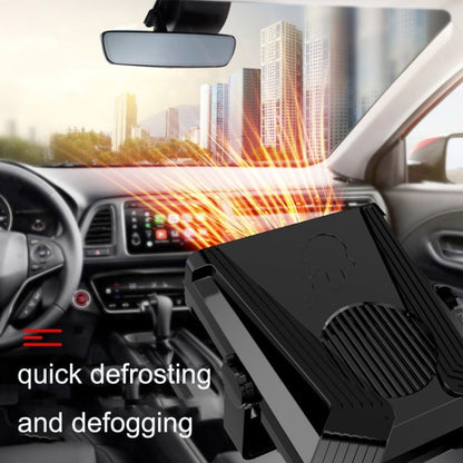 24V Mini Car Heater Defrosting Snow Defogger(Black) - Heating & Fans by buy2fix | Online Shopping UK | buy2fix