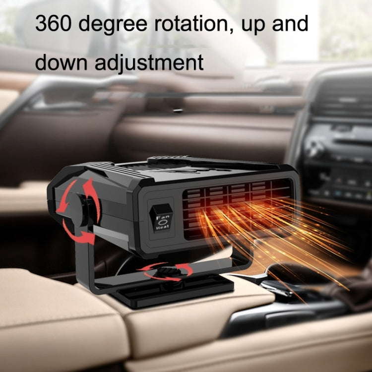 24V Mini Car Heater Defrosting Snow Defogger(Black) - Heating & Fans by buy2fix | Online Shopping UK | buy2fix