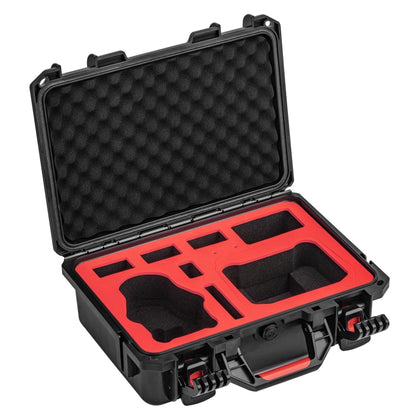 For DJI Mini 4 Pro STARTRC Drone Kit Waterproof ABS Suitcase Storage Box(Black Red) - Carry Cases & Bags by STARTRC | Online Shopping UK | buy2fix