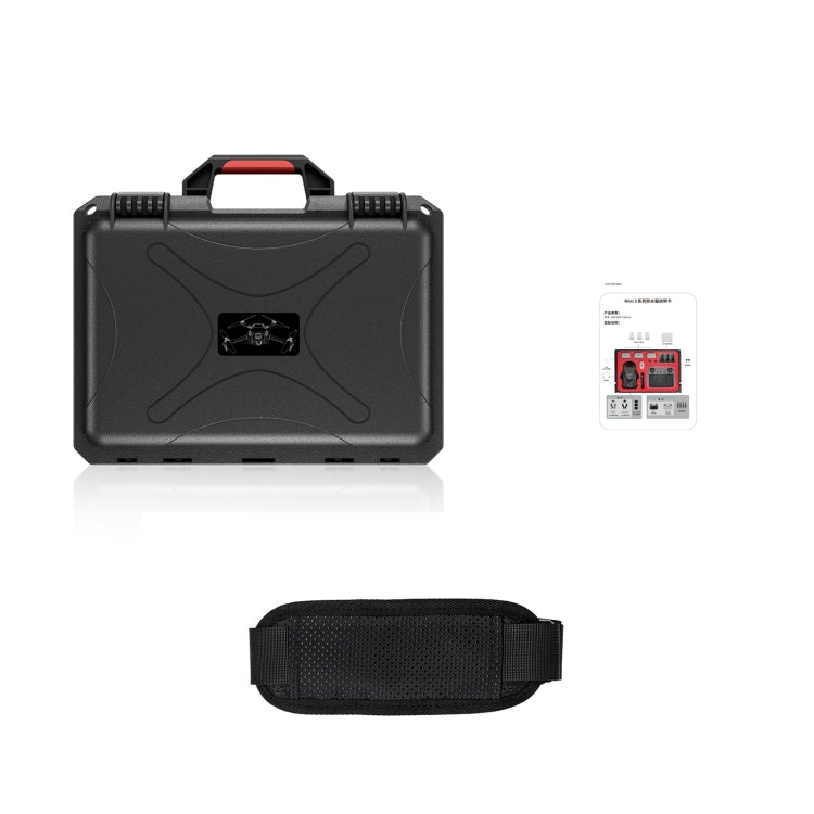 For DJI Mini 4 Pro STARTRC Drone Kit Waterproof ABS Suitcase Storage Box(Black Red) - Carry Cases & Bags by STARTRC | Online Shopping UK | buy2fix