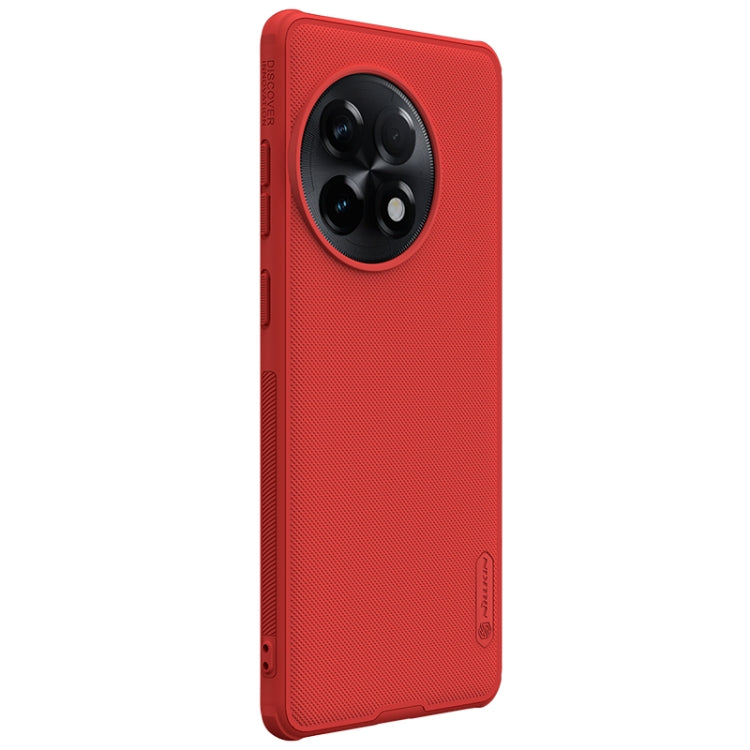 For OnePlus Ace 2 Pro NILLKIN Frosted Shield Pro PC + TPU Phone Case(Red) - OnePlus Cases by NILLKIN | Online Shopping UK | buy2fix