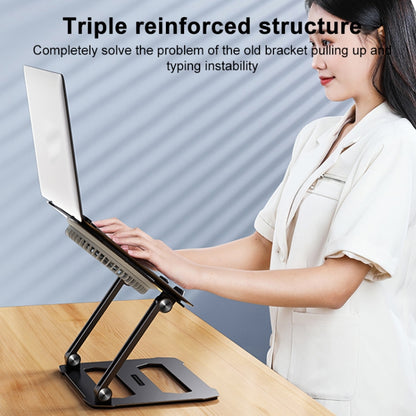 Lenovo Thinkplus Desktop Laptop Cooling Holder L40(Silver) - Laptop Stand by Lenovo | Online Shopping UK | buy2fix