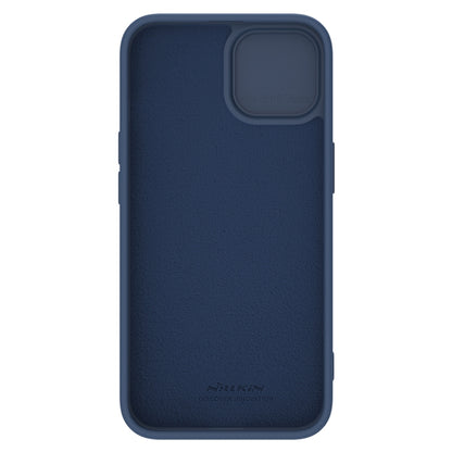 For iPhone 15 Plus NILLKIN CamShield Liquid Silicone Phone Case(Blue) - iPhone 15 Plus Cases by NILLKIN | Online Shopping UK | buy2fix