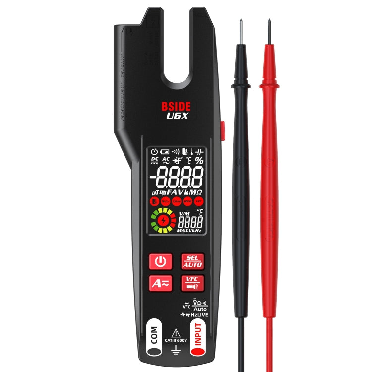 BSIDE U6X AC/DC Clamp-on Infrared Temperature Measurement Multimeter - Digital Multimeter by BSIDE | Online Shopping UK | buy2fix