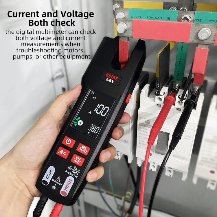 BSIDE U6X AC/DC Clamp-on Infrared Temperature Measurement Multimeter - Digital Multimeter by BSIDE | Online Shopping UK | buy2fix