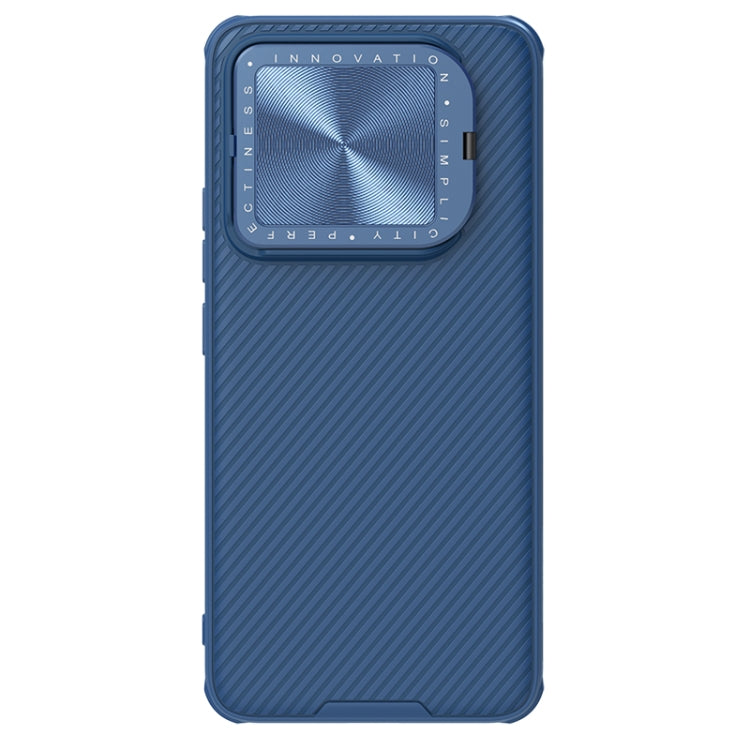 For Xiaomi 14 NILLKIN Black Mirror Prop CD Texture Mirror Phone Case(Blue) - 14 Cases by NILLKIN | Online Shopping UK | buy2fix