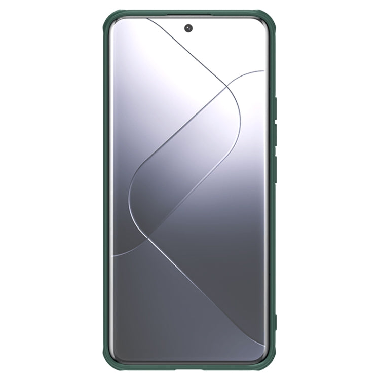 For Xiaomi 14 Pro NILLKIN Black Mirror Prop CD Texture Mirror Phone Case(Green) - 14 Pro Cases by NILLKIN | Online Shopping UK | buy2fix