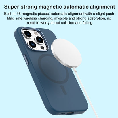 For iPhone 15 Pro Mutural Karen Series Liquid Silicone Magsafe Phone Case(Grey) - iPhone 15 Pro Cases by Mutural | Online Shopping UK | buy2fix