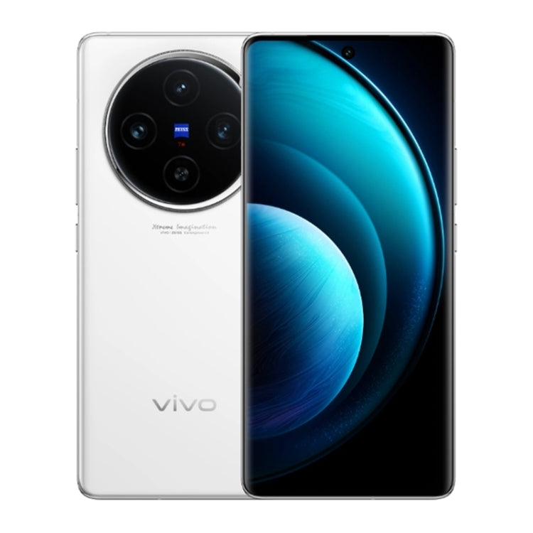 vivo X100, 12GB+256GB, Face ID / Fingerprint Identification, 6.78 inch Android 14 OriginOS 4 Dimensity 9300 Octa Core 3.25GHz, OTG, NFC, Network: 5G(White) - vivo by vivo | Online Shopping UK | buy2fix