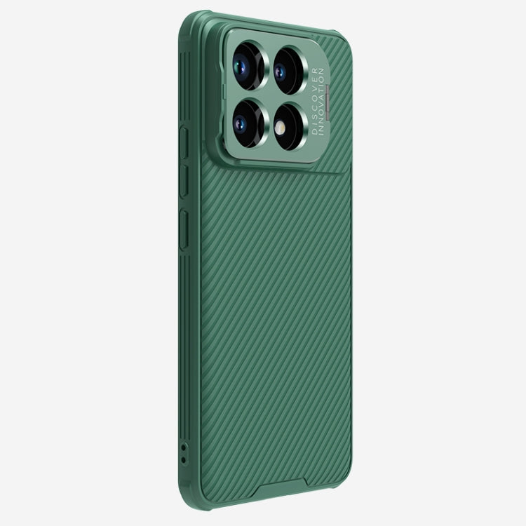 For Xiaomi Redmi K70/K70 Pro NILLKIN Black Mirror Prop CD Texture Mirror Precise Hole Phone Case(Green) - Xiaomi Cases by NILLKIN | Online Shopping UK | buy2fix