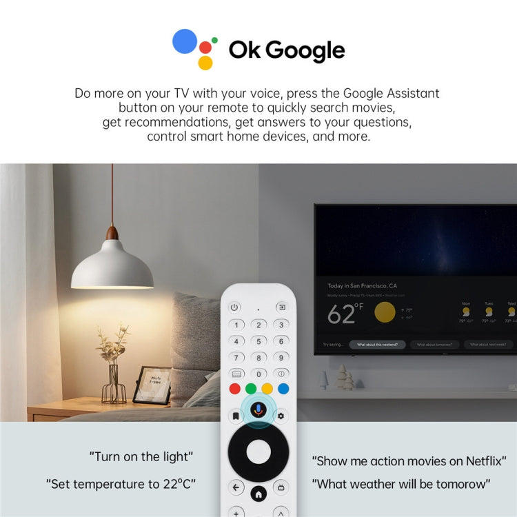 MECOOL KM2 Plus Android 11 Dual-band WiFi Smart Voice TV Box 4GB+32GB, US Plug(White) - Amlogic S905 by MECOOL | Online Shopping UK | buy2fix