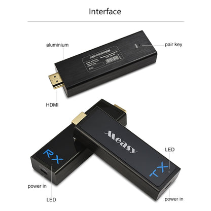 Measy W2H Nano 1080P HDMI 1.4 3D Wireless HDMI Audio Video Transmitter Receiver Extender, Transmission Distance: 30m, AU Plug - Amplifier by Measy | Online Shopping UK | buy2fix