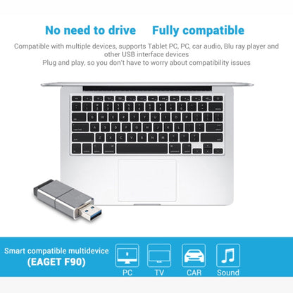 EAGET F90 64G USB 3.0 Interface Metal Flash U Disk - Computer & Networking by EAGET | Online Shopping UK | buy2fix