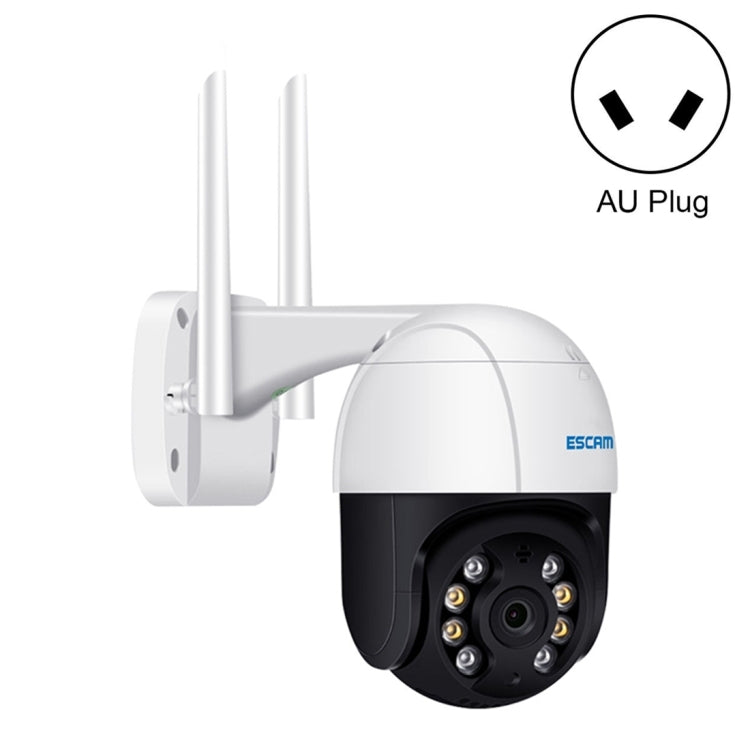 ESCAM QF518 5MP Smart WiFi IP Camera, Support AI Humanoid Detection / Auto Tracking / Dual Light Night Vision / Cloud Storage / Two Way Audio / TF Card, Plug:AU Plug(White) - Dome Camera by ESCAM | Online Shopping UK | buy2fix