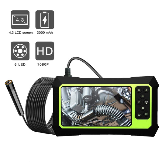 5.5mm 1080P IP68 Waterproof 4.3 inch Screen Single Camera Digital Endoscope, Line Length:5m - Consumer Electronics by buy2fix | Online Shopping UK | buy2fix