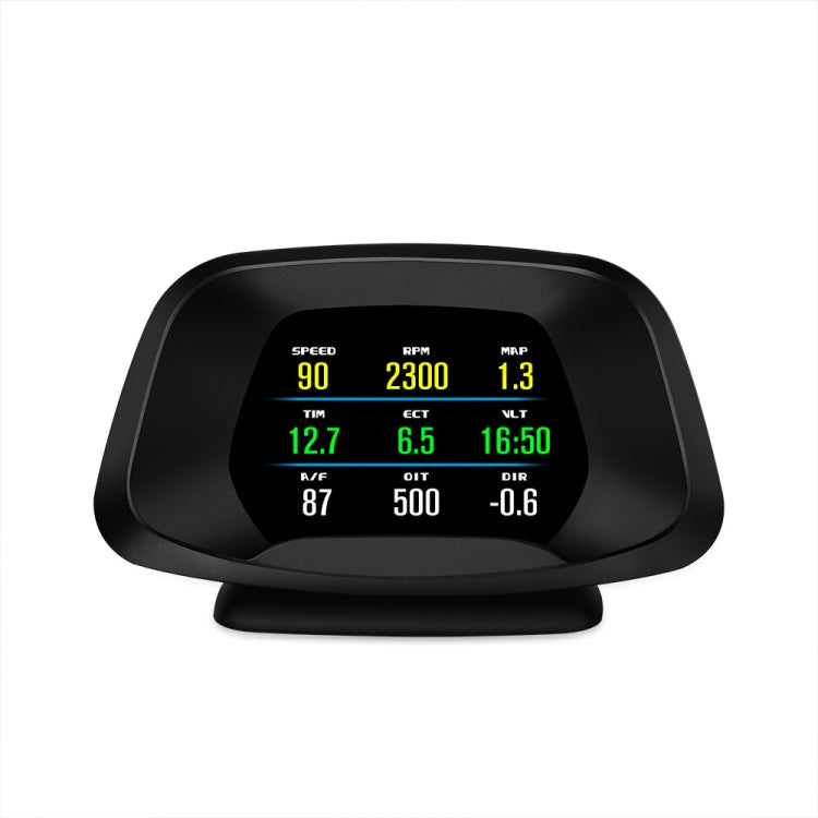 P19 Car HUD Head-up Display GPS Speed Meter Car OBD2 Fault Elimination Code - Head Up Display System by buy2fix | Online Shopping UK | buy2fix