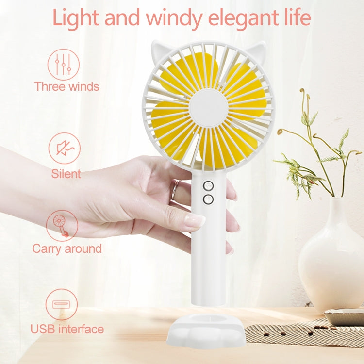 N10 Multi-function Handheld Desktop Holder Electric Fan, with 3 Speed Control (Sky Blue) - Consumer Electronics by buy2fix | Online Shopping UK | buy2fix