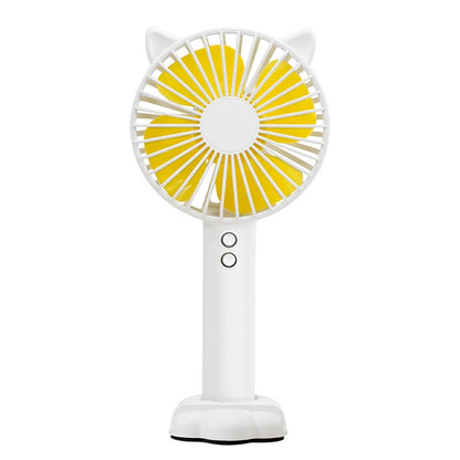 N10 Multi-function Handheld Desktop Holder Electric Fan, with 3 Speed Control (White) - Electric Fans by buy2fix | Online Shopping UK | buy2fix