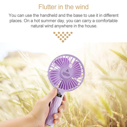 S8 Portable Mute Handheld Desktop Electric Fan, with 3 Speed Control (White) - Consumer Electronics by buy2fix | Online Shopping UK | buy2fix