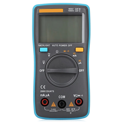 ZT98 CAT III  600V Portable Digital Multimeter 2000 Counts Back-light AC / DC Current Voltage Tester Meter with LCD Screen & Holder - Consumer Electronics by buy2fix | Online Shopping UK | buy2fix